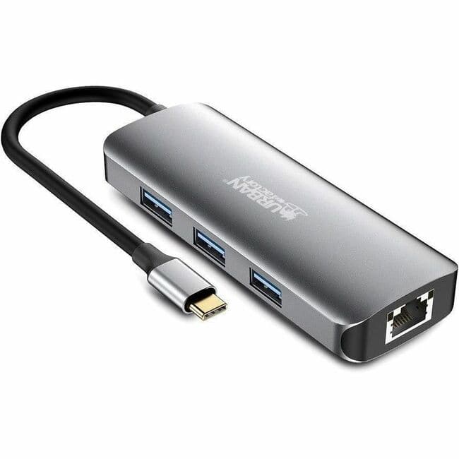 Urban Factory - HUBEE Docking Station - for Notebook, Desktop PC - Memory Card Reader - SD, microSD - USB Type C - 4K UHD