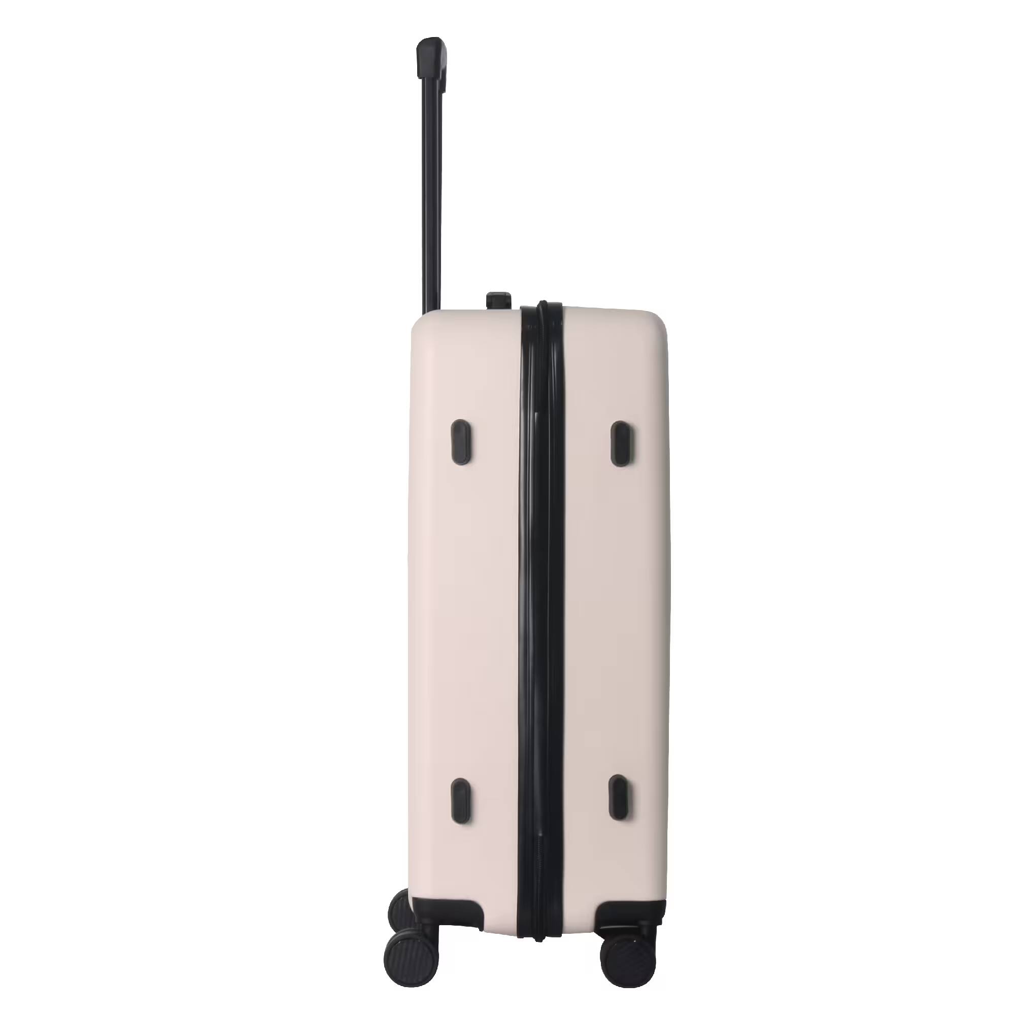 Alt View 6. Bestier - 3-Piece ABS Hardshell Luggage Set (20”/24”/28”) with Spinner Wheels, Lightweight Durable Suitcases - Misty Rose Pink.