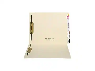 Front. Medical Arts Press - Medical Arts Press End Tab File Folders, Letter Size, Manila, 50/Box (31535) - Manila.