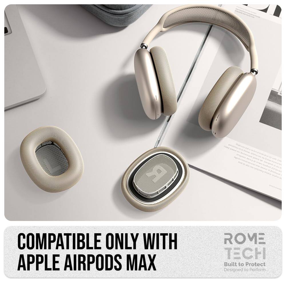 COMPATIBLE ONLY WITH APPLE AIRPODS MAX

ROME TECH
Built to Protect
Designed to Perform