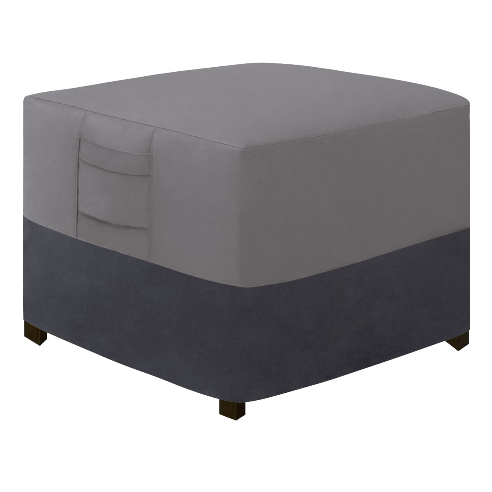 Gray/Dark Gray 22"Lx22"Wx17"H