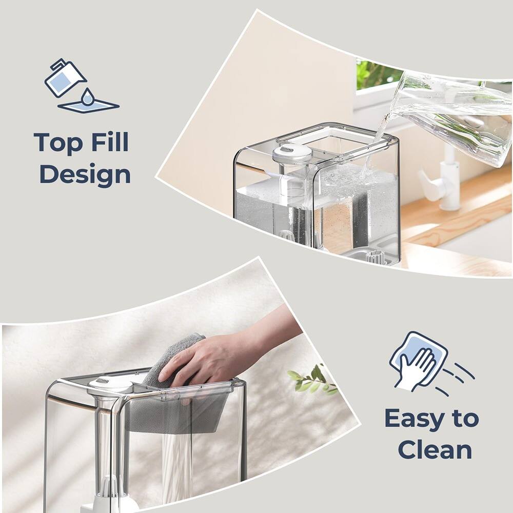 Top Fill Design  
Easy to Clean