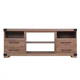 Manhattan Comfort - Richmond Industrial Traditional 60" TV Stand - Brown