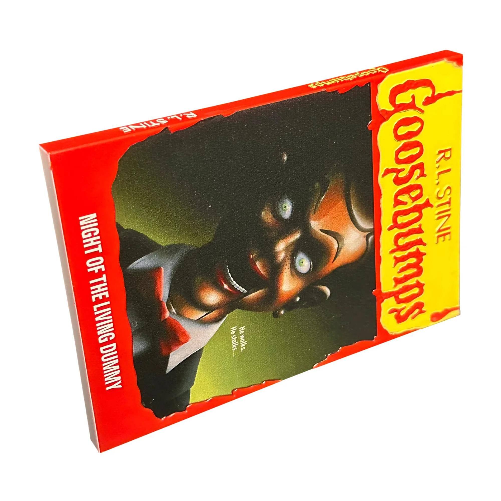 R.L. Stine  
Goosebumps  
Night of the Living Dummy  
He stalks... He talks...