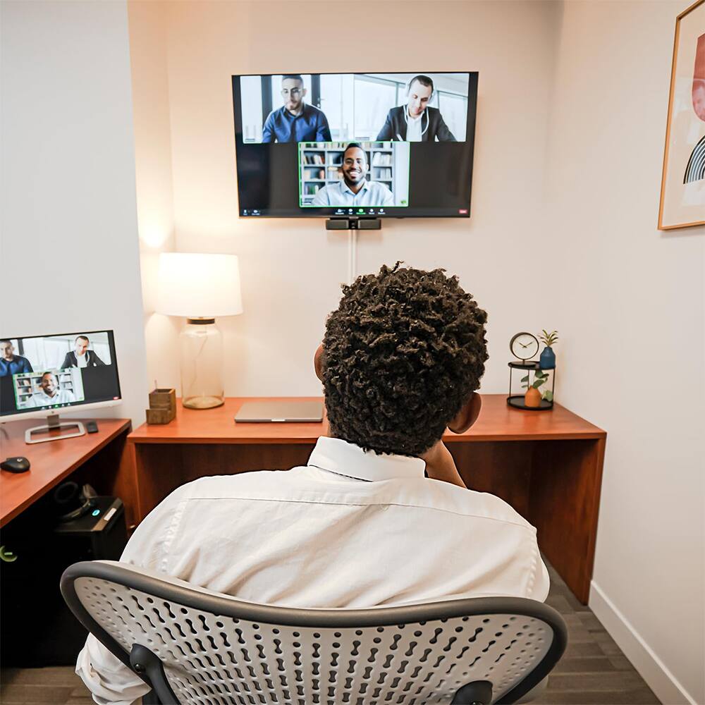 Alt View 4. Bose - Dual Videobar VB-S | USB Conferencing Device 4K Camera Beamforming Mics (2-Pack) Bundle.