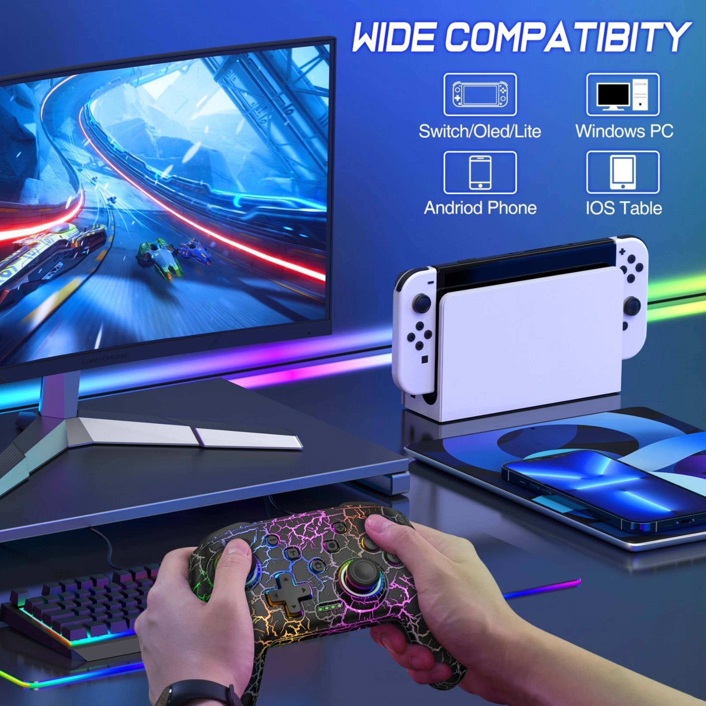 WIDE COMPATIBILITY  
Switch/Oled/Lite  
Windows PC  
Android Phone  
IOS Table