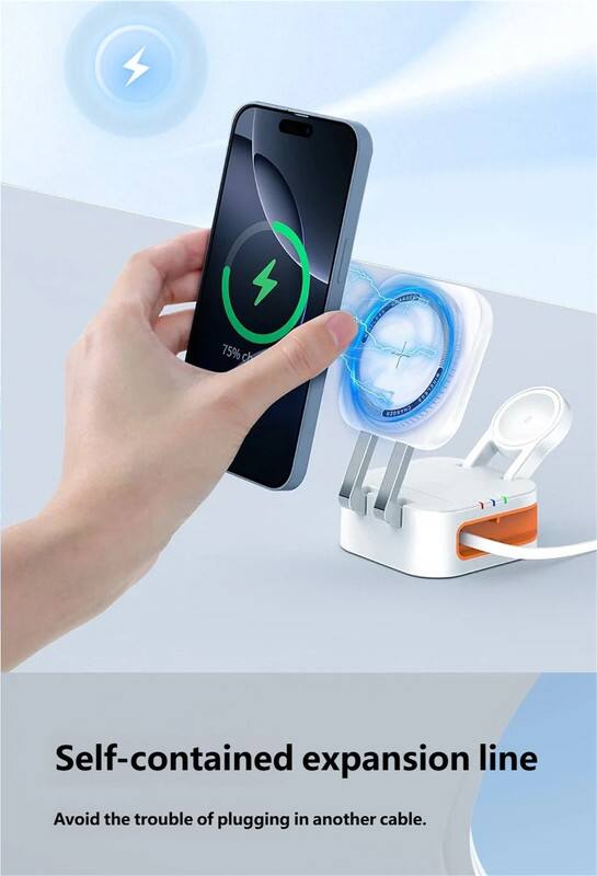 Self-contained expansion line  
Avoid the trouble of plugging in another cable.