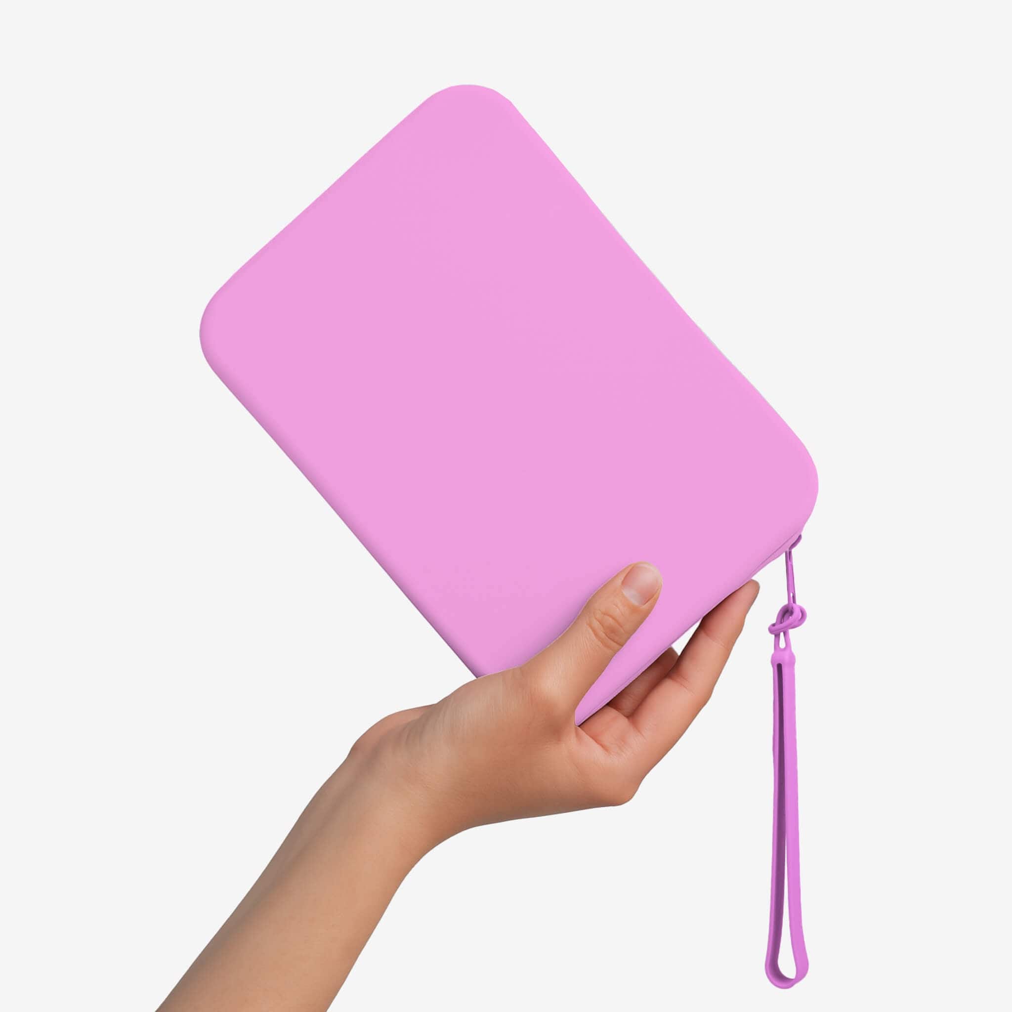 Front. Strapsicle - Clutch for E-Readers - 6.8″–7″ Paperwhite 2024, 6″ Kindles, Kobos, Nook & iPad mini 6 - Anti-Dust Coating - Candy Pink - Candy Pink.