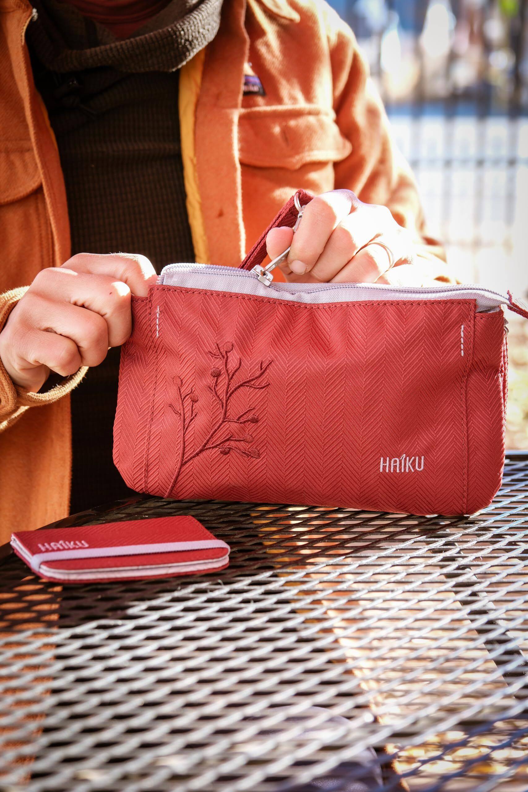 Alt View 3. Haiku - Haiku Stride Wristlet Wallet - Rosewood.