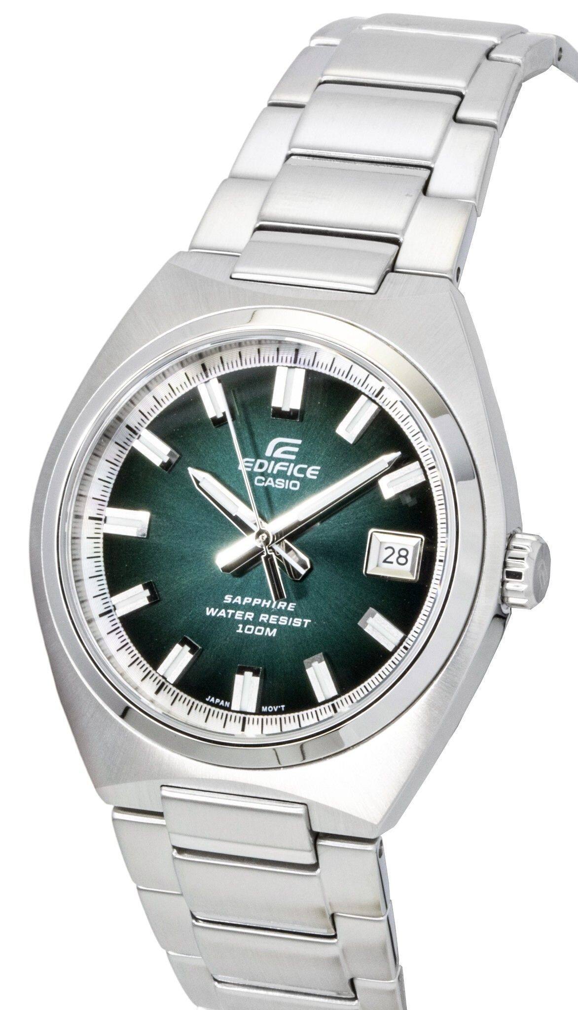 EDIFICE CASIO  
28  
SAPPHIRE WATER RESIST 100M  
"JAPAN"