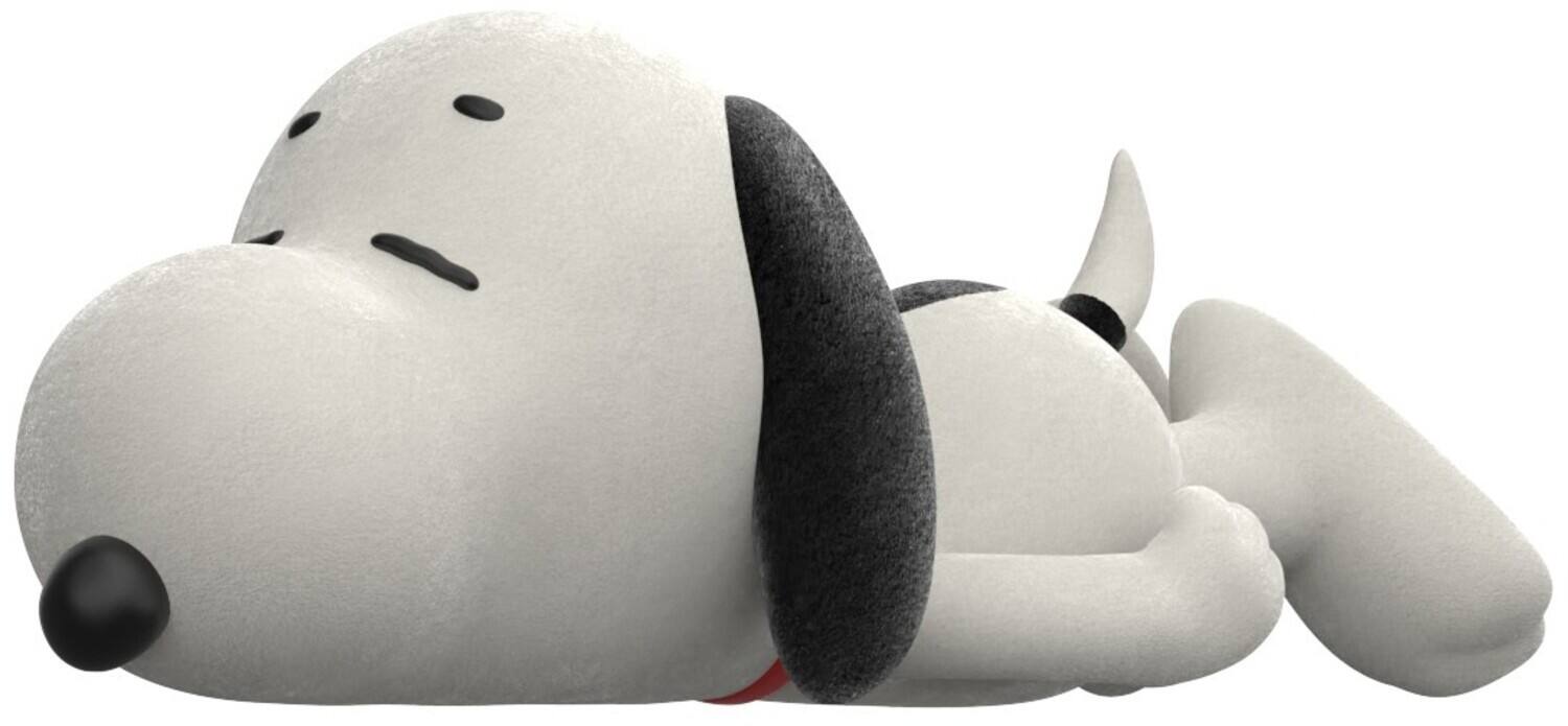 Alt View 4. Super7 - Peanuts - ReAction Figures - Snoopy (Sleeping, Flocked)   - COLLECTIBLES - Multicolor.