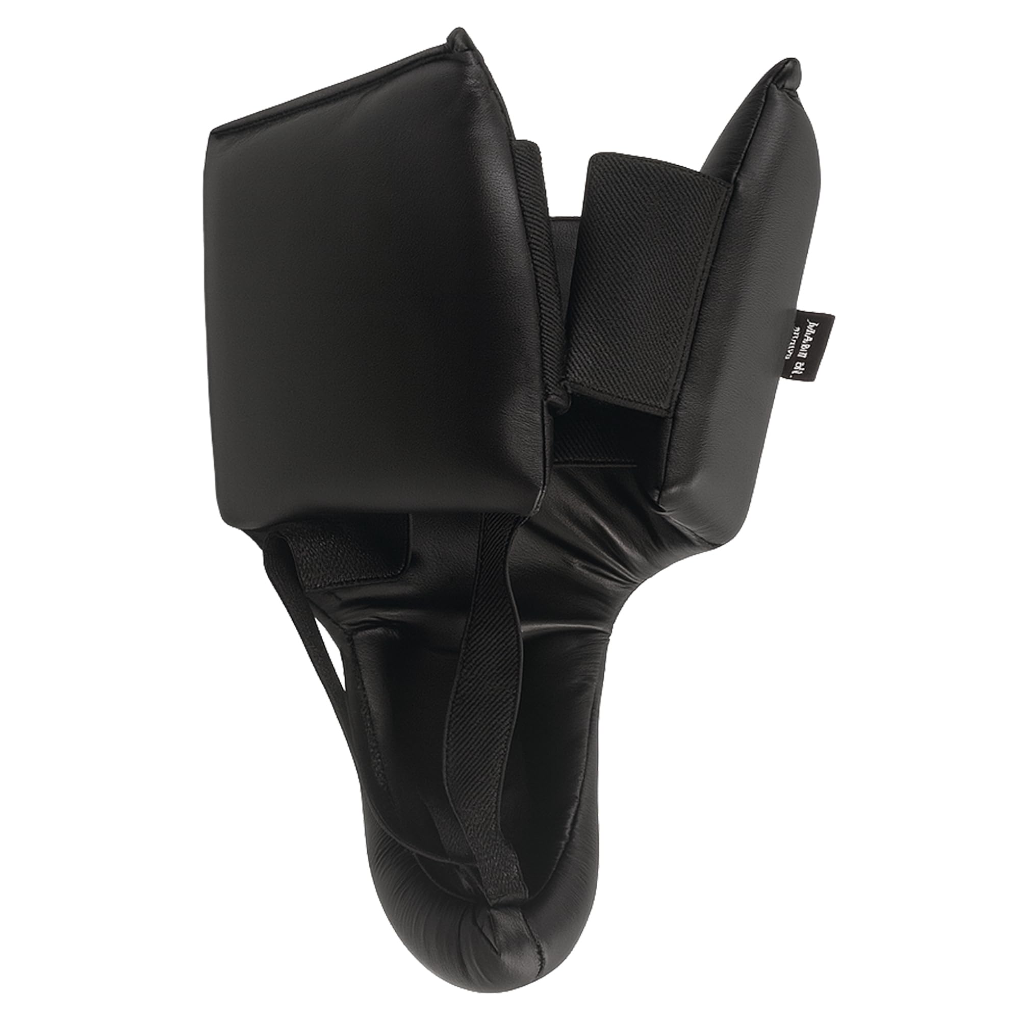 Alt View 3. Amber Sporting Goods - Deluxe Boxing MMA Groin Abdominal Protector Comfortable Ultimate Protection X-Large - Black.