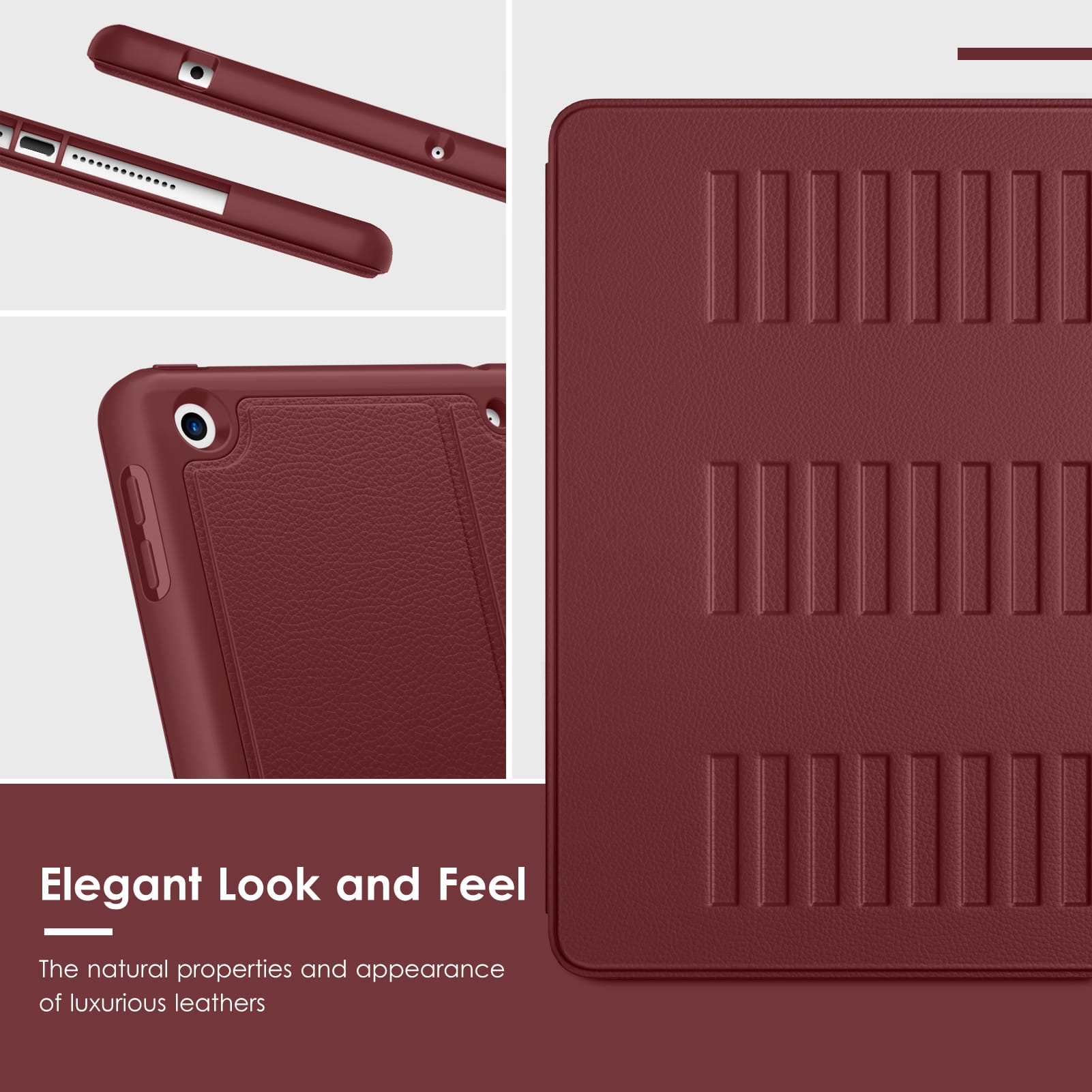 Elegant Look and Feel
The natural properties and appearance of luxurious leathers