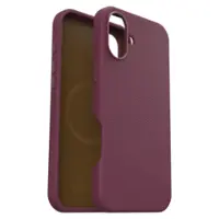 OtterBox - Symmetry Cactus Leather Series Hard Shell for MagSafe for Apple iPhone 16 Plus - Maroon Bells - Front_Zoom