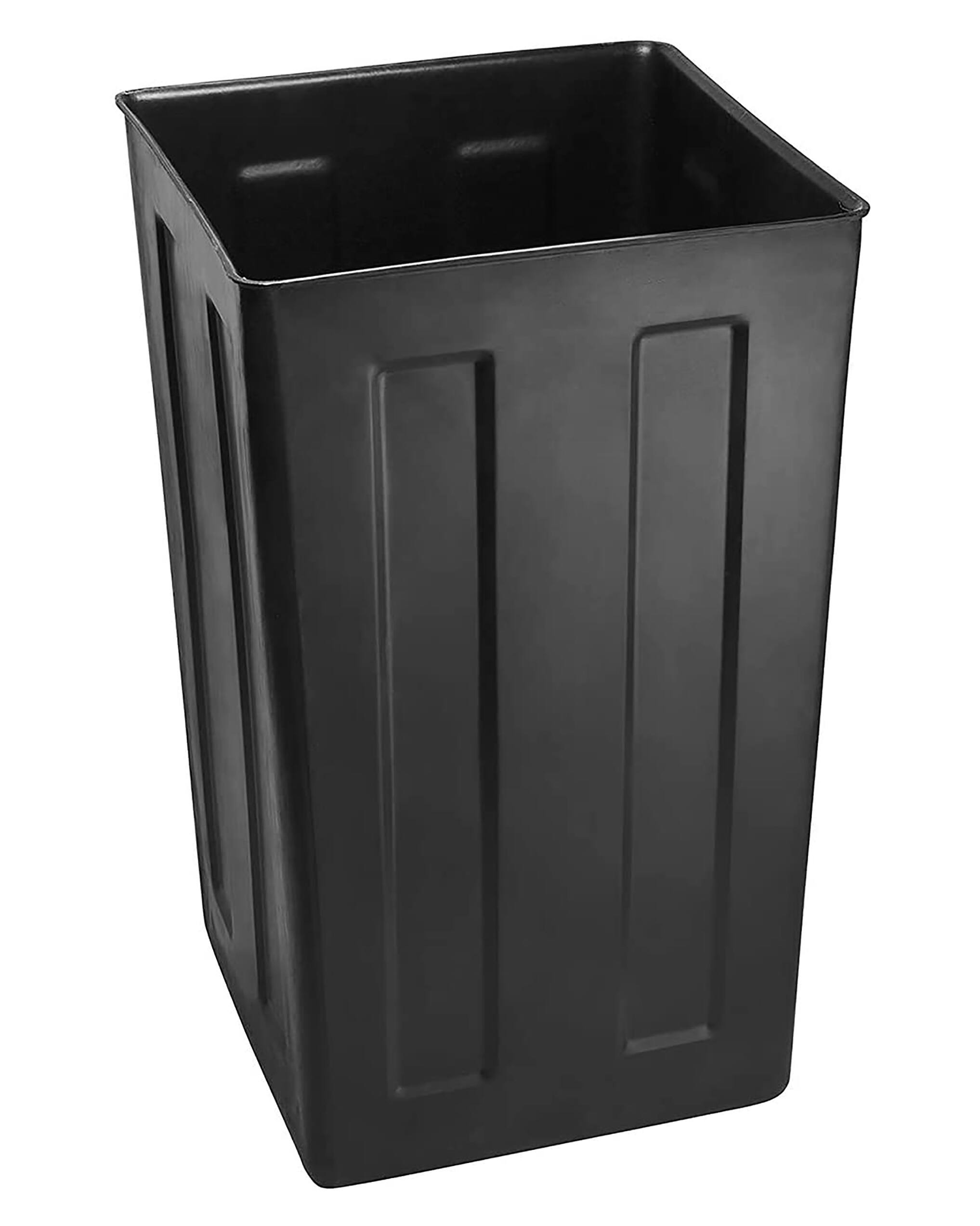 Alt View 10. Alpine Industries - 40 Gallon Steel Outdoor Trash Can with Insert Liner and Dome Lid with Ashtray Urn - Gray.