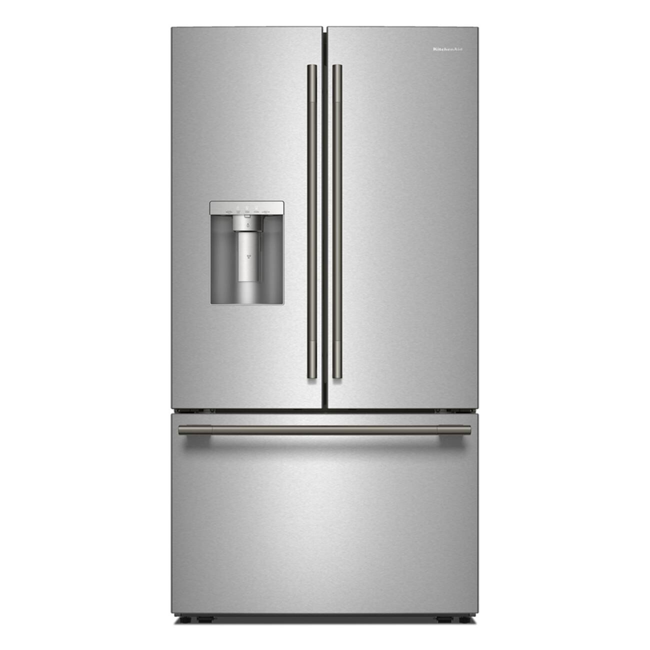 Alt View 16. Whirlpool - 36 in. Wide 25 cu. ft.  Wide French Door Bottom Mount Refrigerator with Two-Tier Freezer Storage - Fingerprint Resistant Stainless Steel.