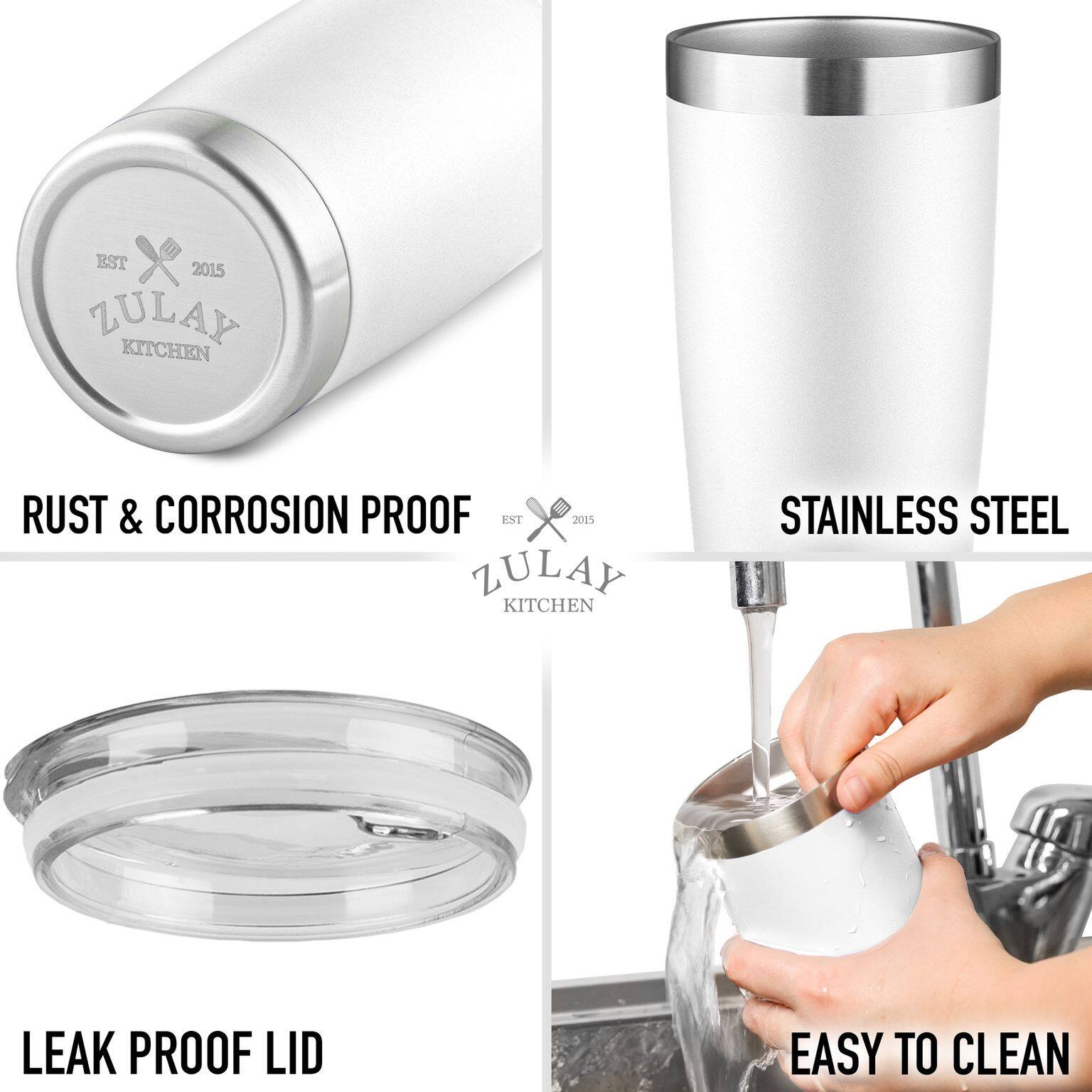 EST 2015 ZULAY KITCHEN  
RUST & CORROSION PROOF  
STAINLESS STEEL  
LEAK PROOF LID  
EASY TO CLEAN