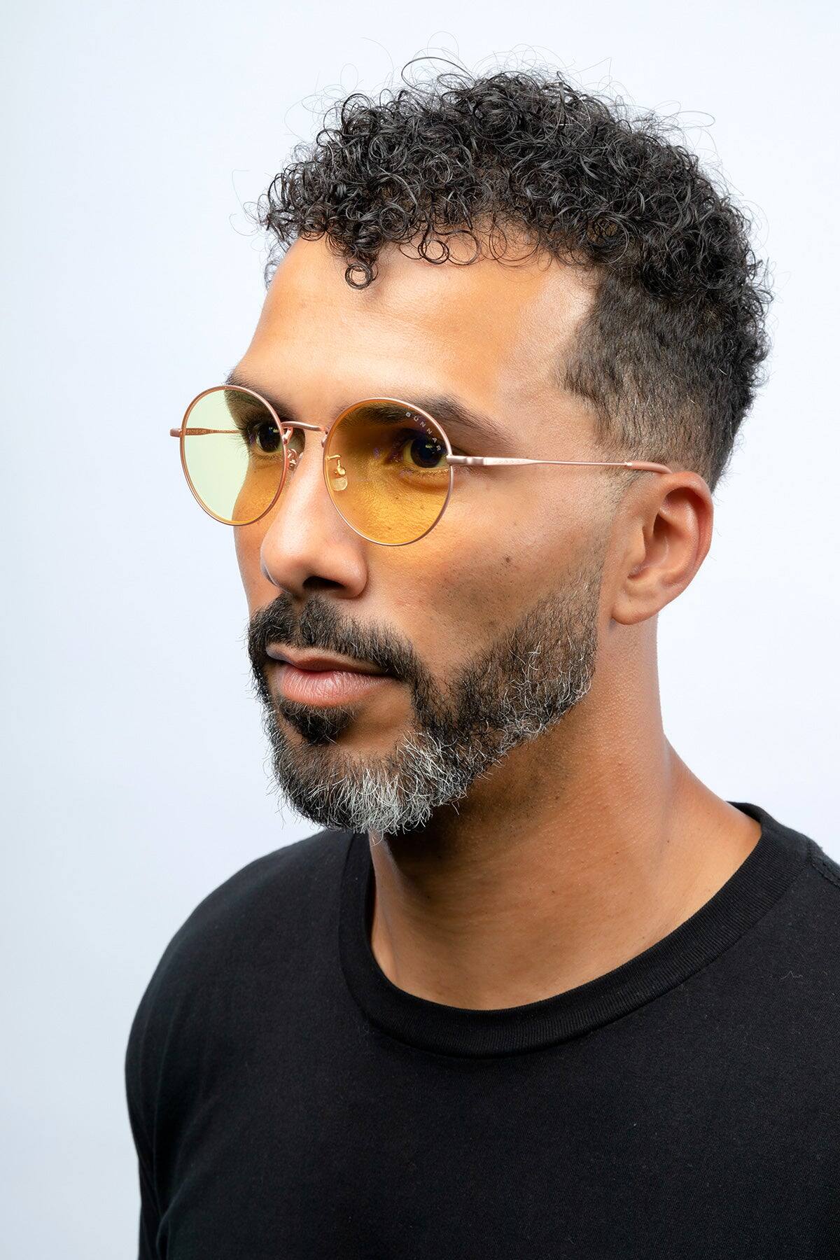 Back. GUNNAR - GUNNAR Computer Glasses  -  Ellipse, RoseGold, Amber Lens - Blue Light Blocking, Relieve Dry Eye, Anti Glare - Rose Gold.