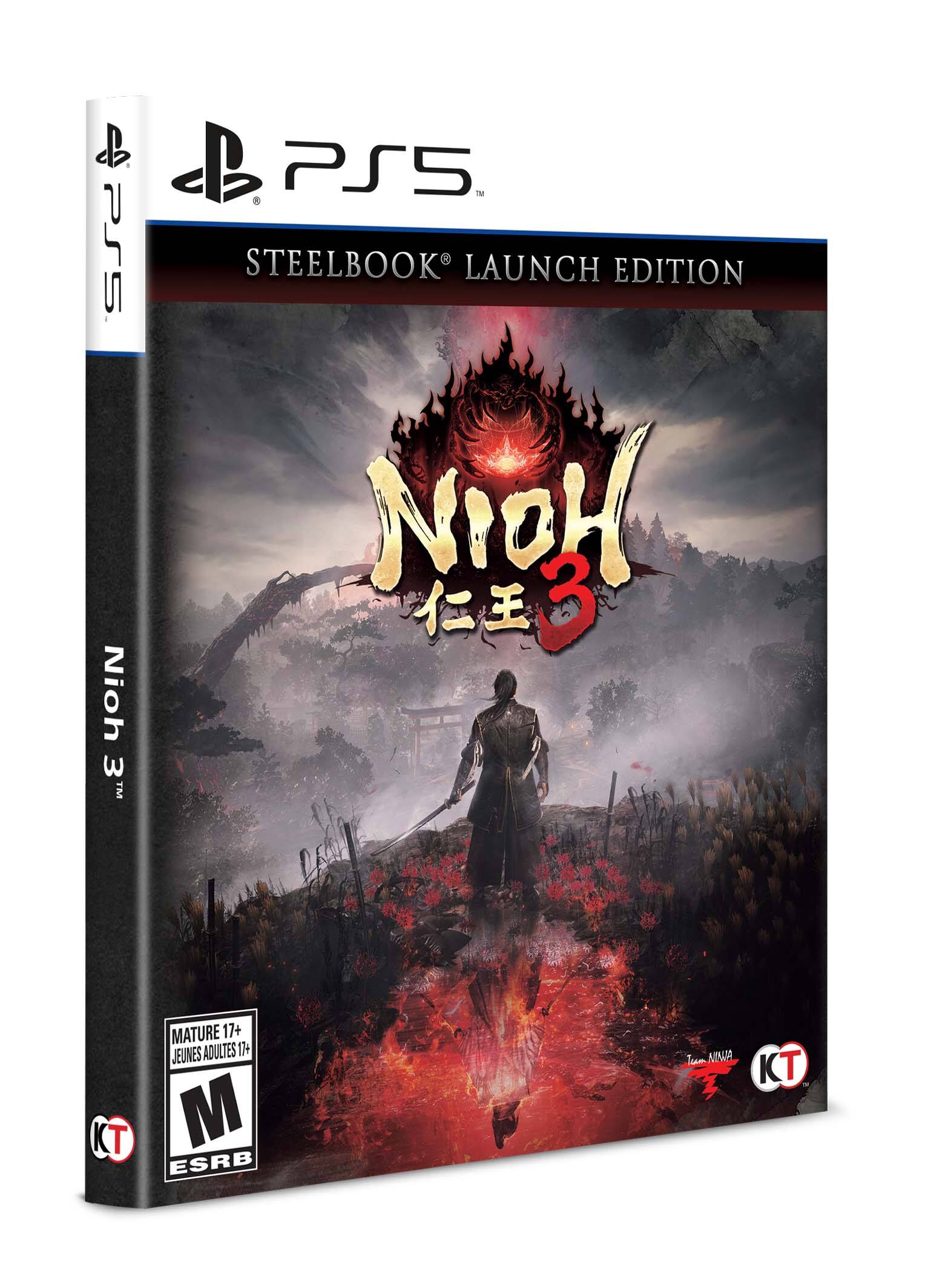 Nioh 3™ PS5  
STEELBOOK LAUNCH EDITION  
MATURE 17+ JEUNES ADULTES 17+  
ESRB M  
KT
