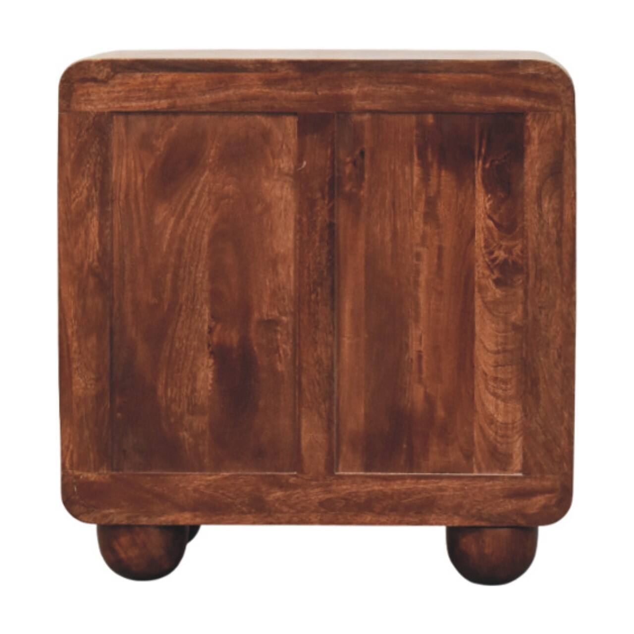 Alt View 4. Artisan Furniture - Artisan Furniture Solid Wood 3-Drawer Rounded Chest, Brown - Brown.