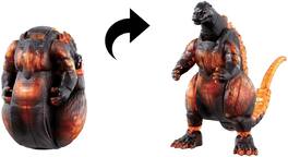 Bandai - Godzilla - Burning Godzilla Transforming Egg - Collectibles - Multicolor