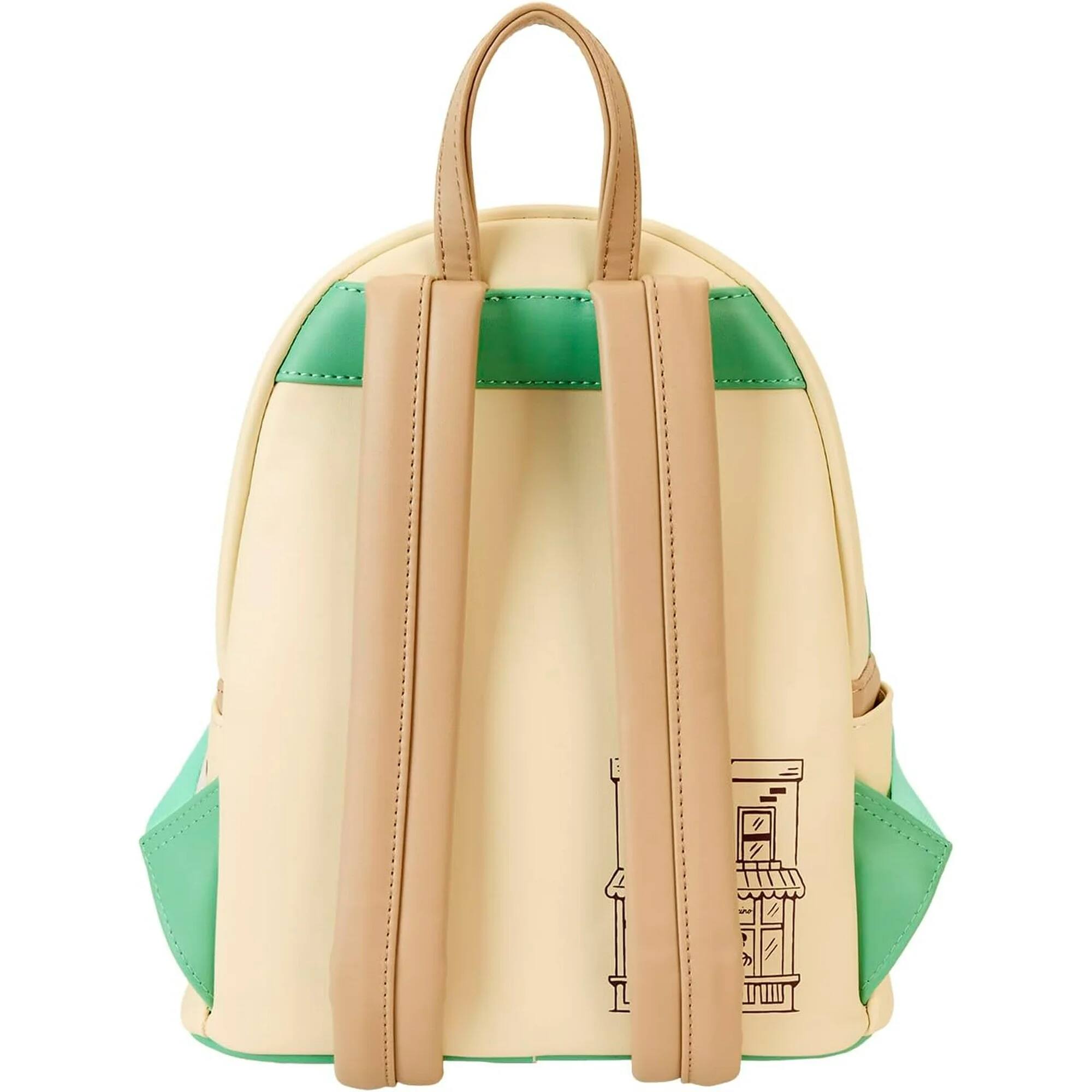 Alt View 3. LoungeFly - Loungefly Friends Central Perk Domed Coffee Mug Scented Mini Backpack - Off-White.