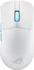 Front. ASUS - ROG Harpe Ace Aim Lab Edition Ultralight Wireless Optical Gaming Mouse with ROG SpeedNova Wireless Technology - White.