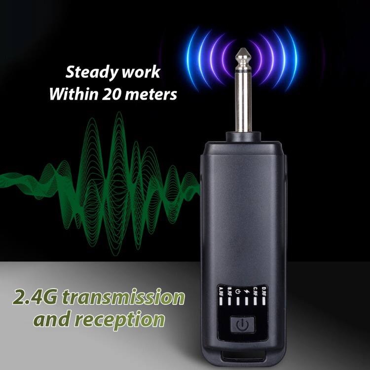 Steady work within 20 meters  
2.4G transmission and reception