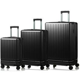 Champs - Fresh II 3-Piece Hardside Luggage Set - Black