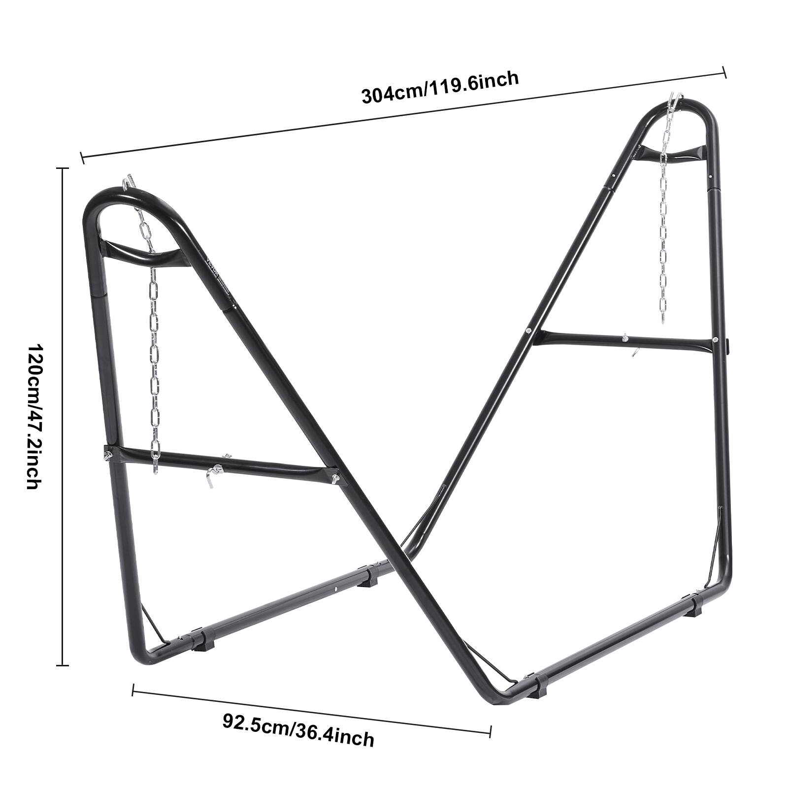 304cm/119.6inch  
120cm/47.2inch  
92.5cm/36.4inch