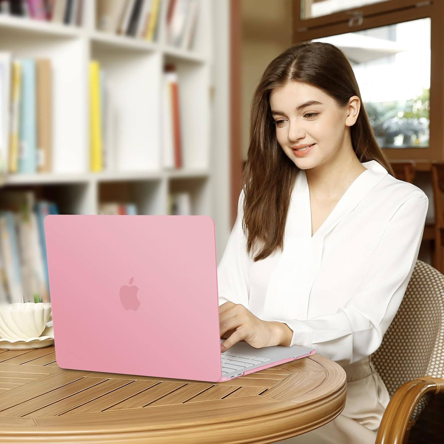 Alt View 1. mosiso - Protective Hard Shell Case for MacBook Neo 13 inch Model A3404 (2026) - Pink.