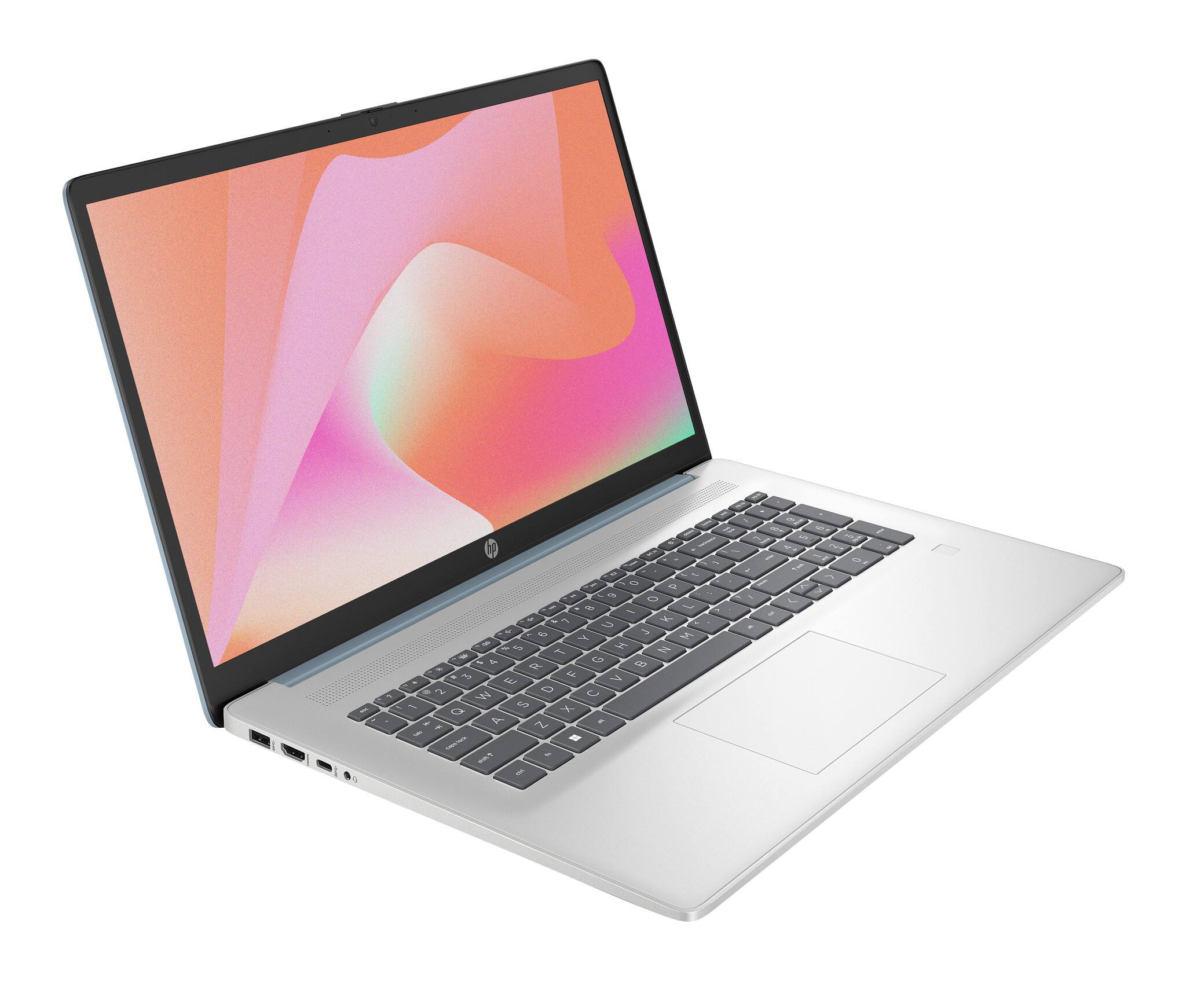 Alt View 3. HP - 17T-CN400 17 Laptop Core 5-120U 16GB Ram 512GB SSD Windows 11 Home - Blue.