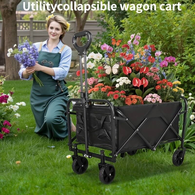 Utility collapsible wagon cart