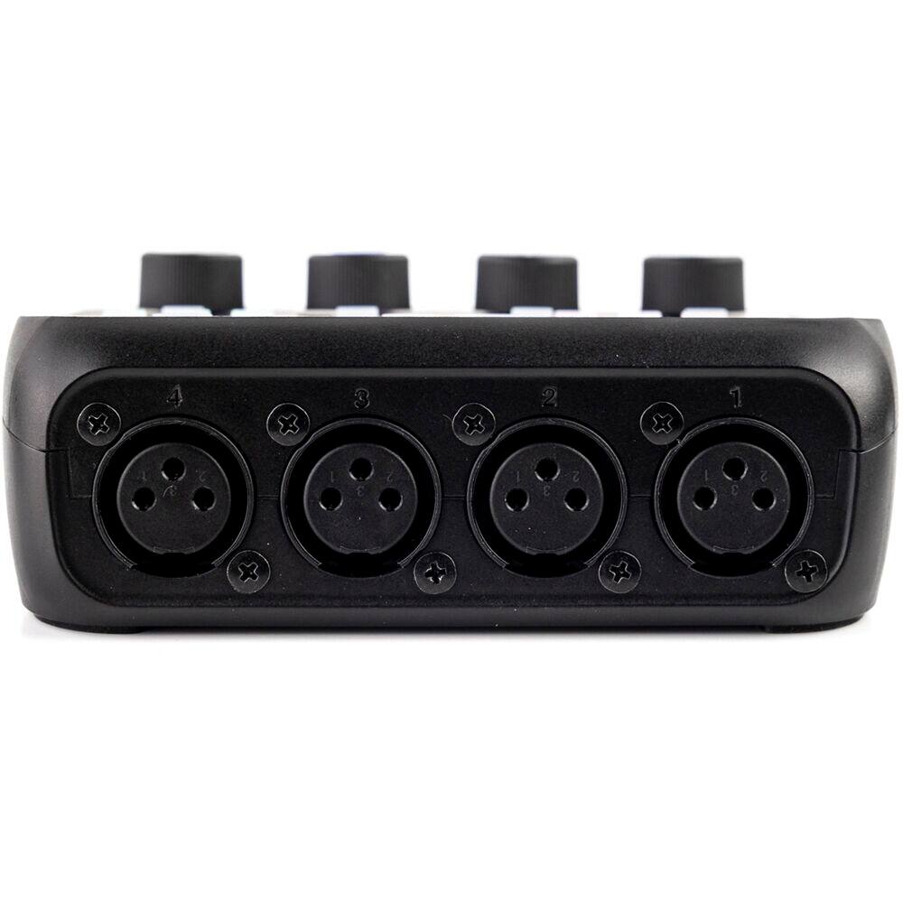 Alt View 5. Zoom - Zoom PodTrak P4next Podcast Recorder, Battery Powered, 4 Microphone Inputs, 4 Headphone Outputs, AI Noise Reduction, Ton.