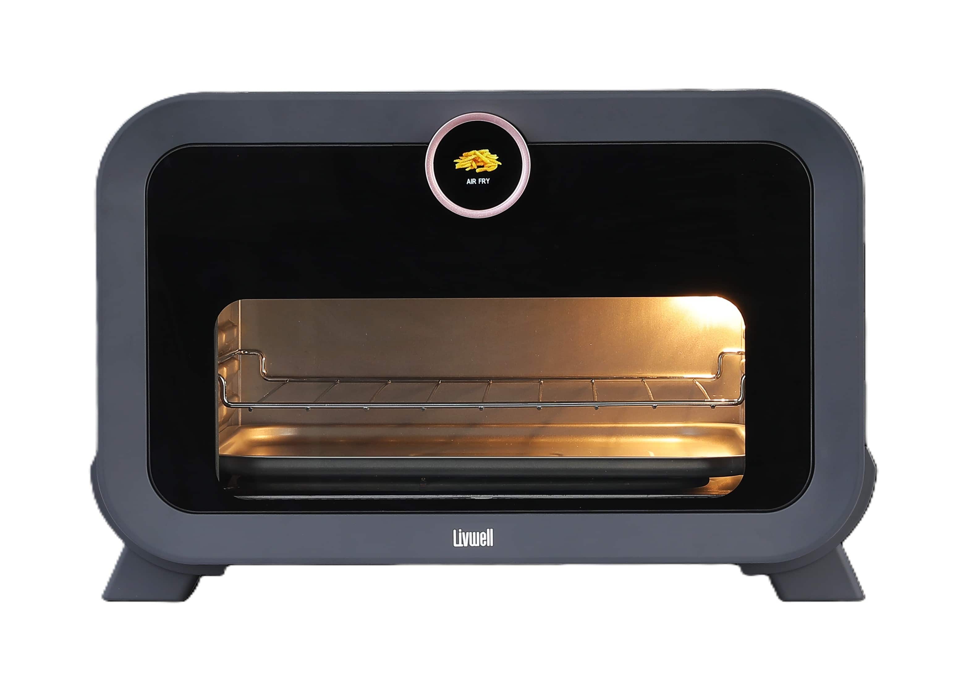 Livwell Touch IQ Indoor/Outdoor Air Fryer Pizza Oven Matte Gray