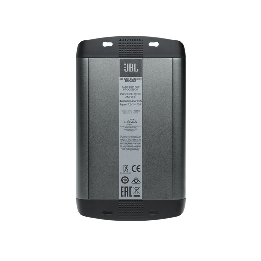 JBL DSP Amplifier  
0SP4086  
Amplified DSP Processor  
Output Power: 100W  
Input: 1x RCA  
MCA  
HARMAN  
CE 10  
EAC