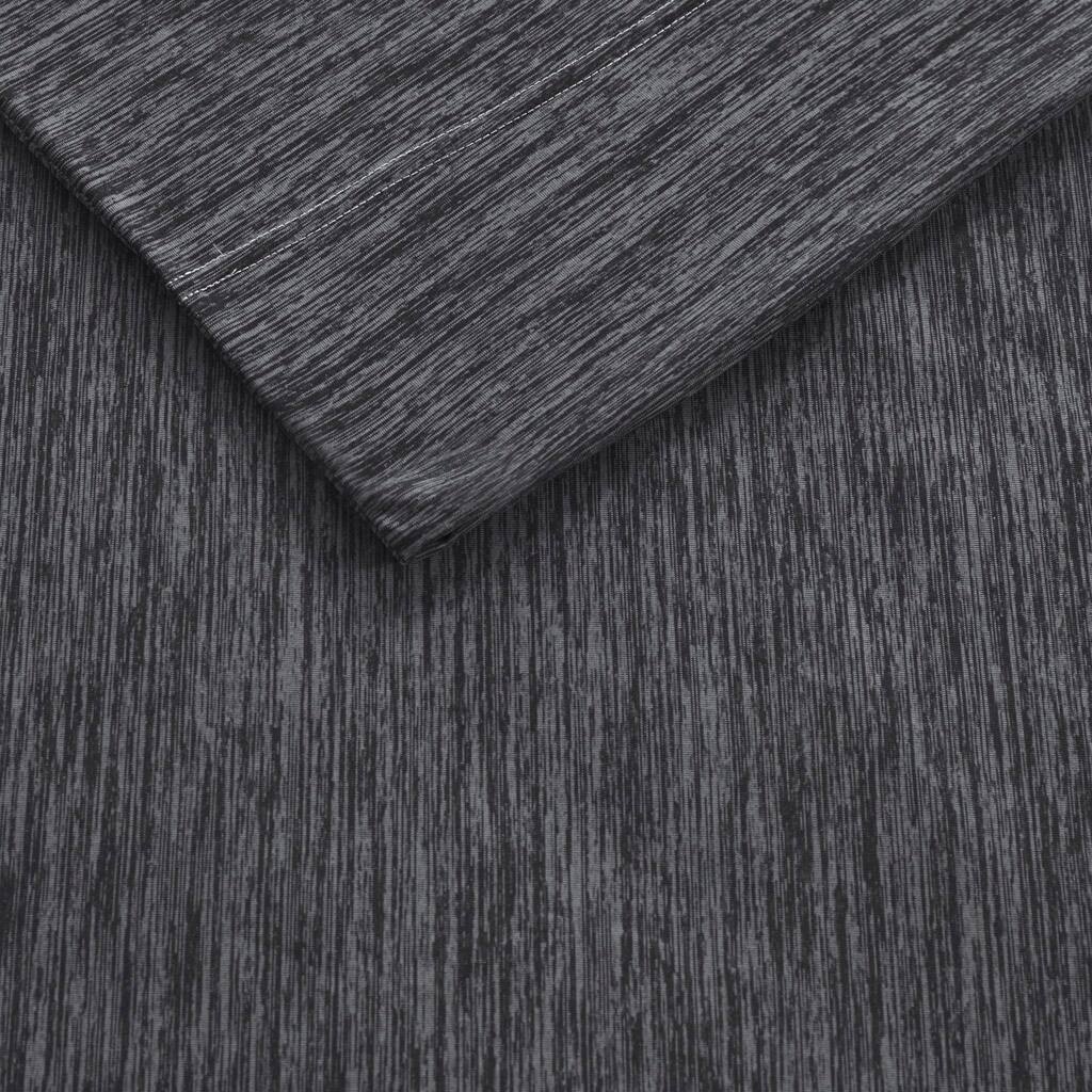 Alt View 5. Gracie Mills - Gracie Mills Azalea Heathered Jersey Knit Nylon Blend Sheet Set - Black.