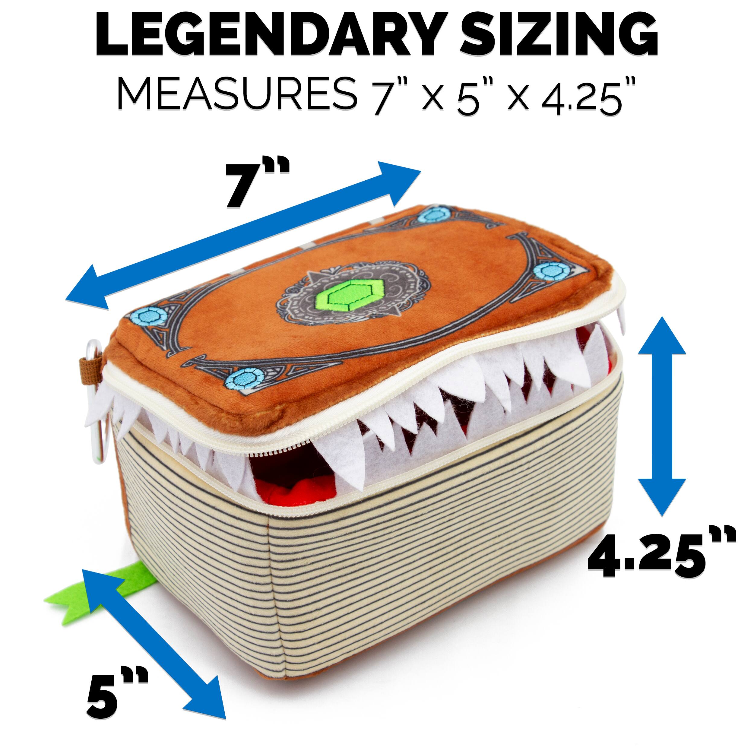 LEGENDARY SIZING  
MEASURES 7" X 5" X 4.25"