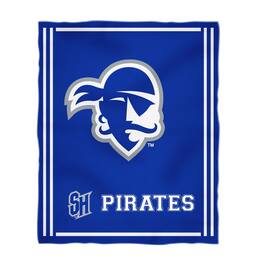 Vive La Fete - Seton Hall Pirates 36'' x 48'' Big Mascot Blanket - Blue