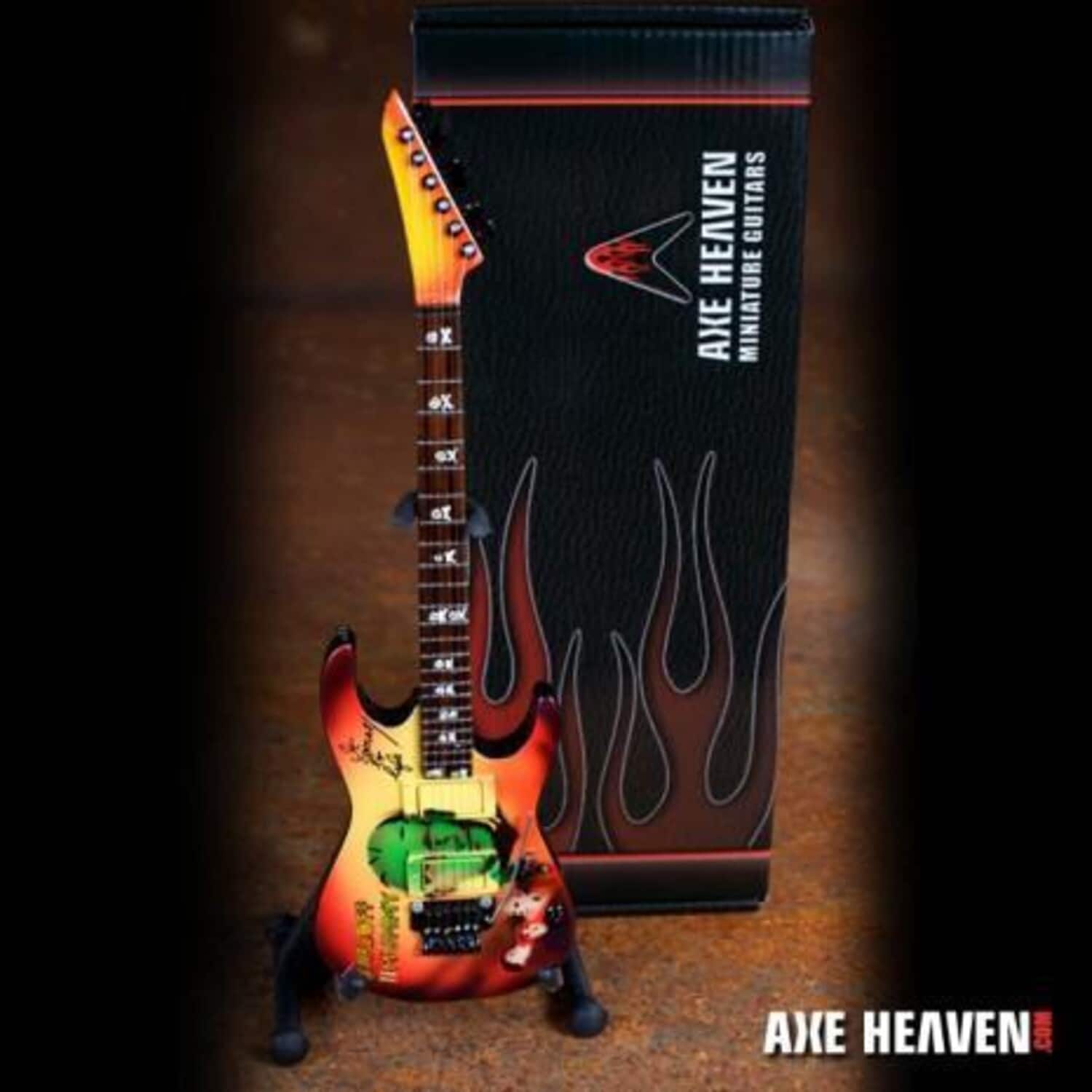 Axe Heaven - Kirk Hammett - Kirk Hammett Signature Mummy 10 Inch Miniature Guitar Replica Collectible - COLLECTIBLES - Multicolor price history on PriceWatchPro