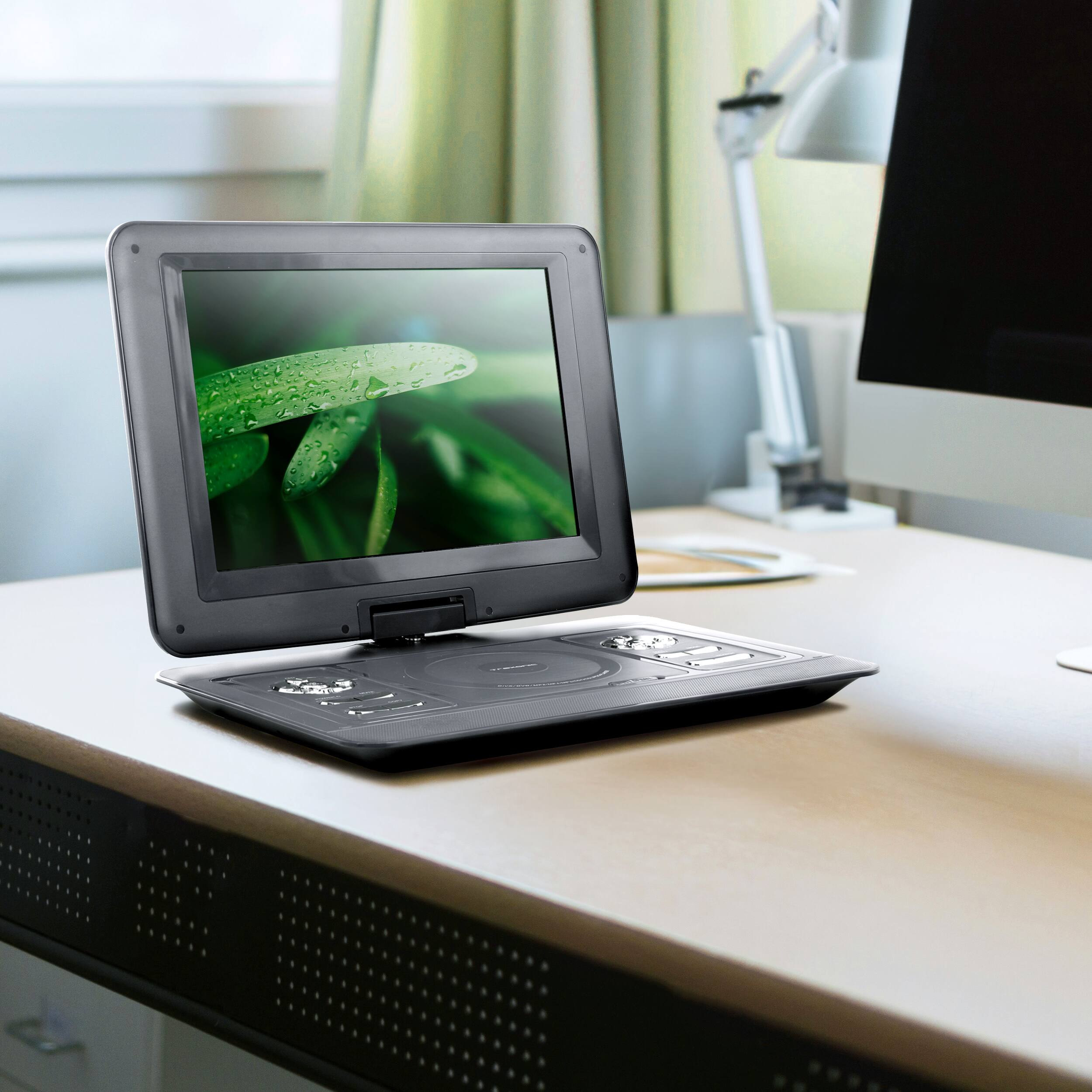 Alt View 2. Trexonic - 13.3 Inch Portable TV DVD Player with Color TFT LED Screen and USB/HD/AV Inputs - Black.