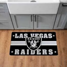 Evergreen Enterprises - Las Vegas Raiders 18" x 30" Anti-Fatigue Comfort Indoor Mat - Multicolor