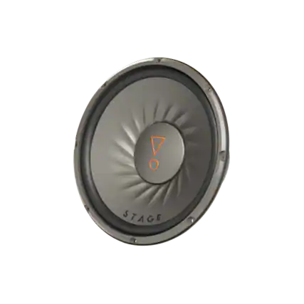 Front. JBL - JBL STAGE 102 10" Car Audio Subwoofer - Black.