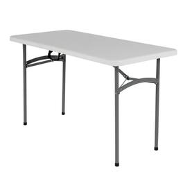 Peakform - Compact Indoor or Outdoor Folding Banquet Table, 4 Foot - White