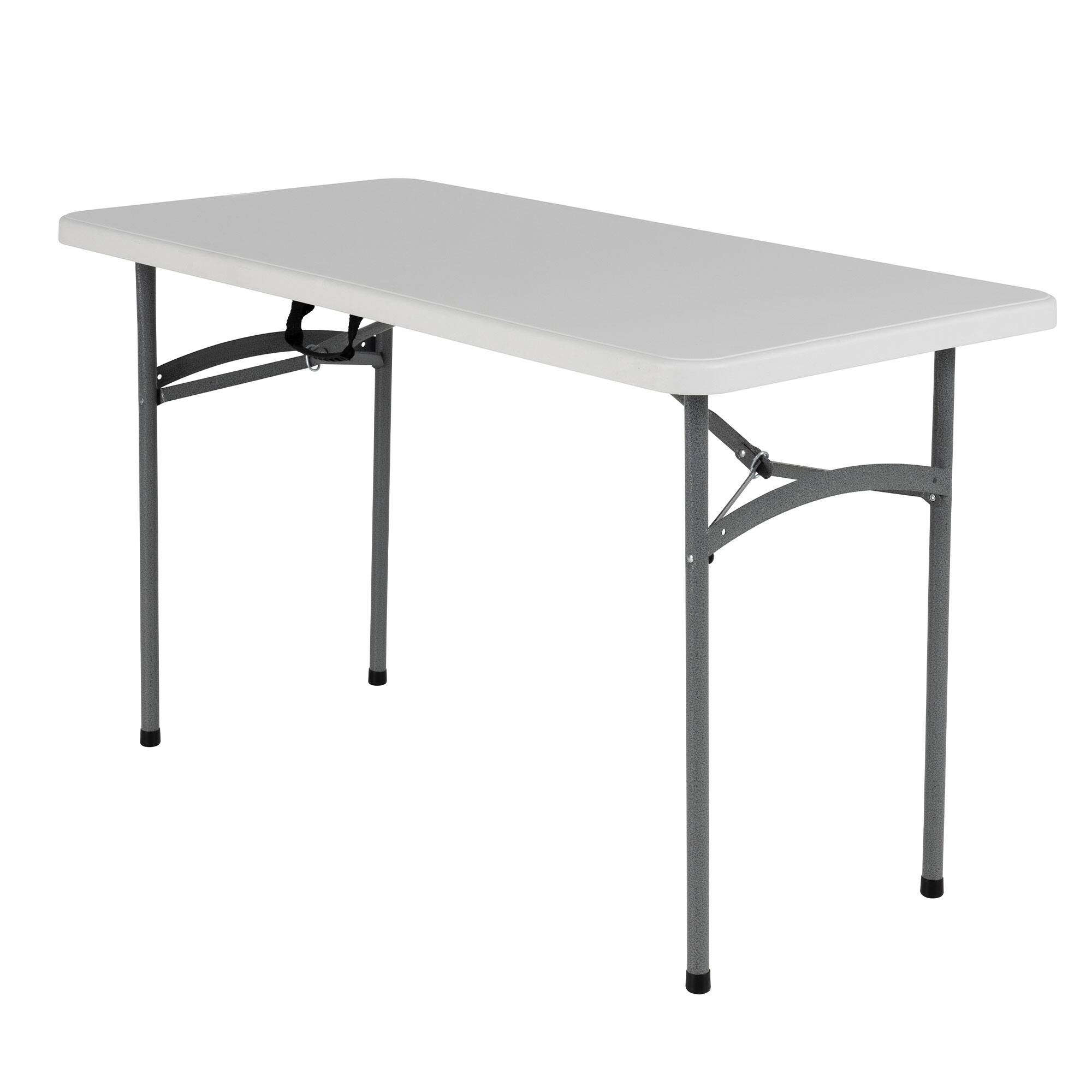 Front. Peakform - Peakform Compact Indoor or Outdoor Folding Banquet Table, 4 Foot, White - White.