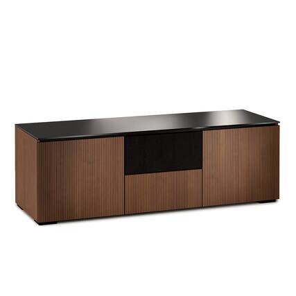 Front. Salamander Designs - Salamander Designs Chameleon Collection Manhattan 236 Triple Speaker Integrated AV Cabinet - Black/Walnut.