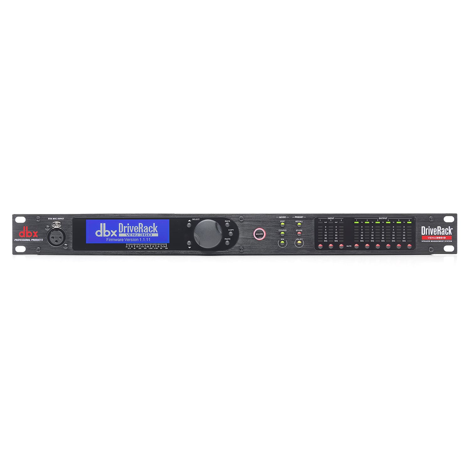 DBX - DriveRack Complete Loudspeaker Management System VENU360 - Black