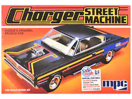Skill 2 Model Kit 1967 Dodge Charger Street Machine 1/25 Scale Model by MPC - Multicolor