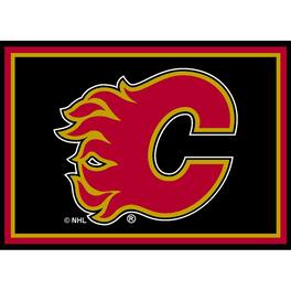 Imperial - Calgary Flames 7'8'' x 10'9'' Spirit Rug - Multicolor