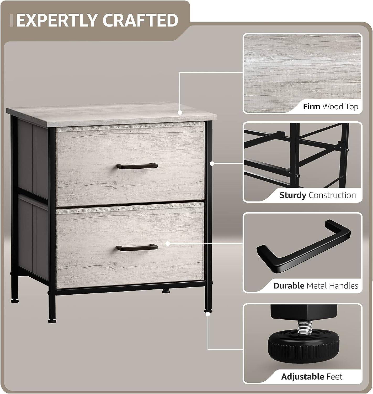 EXPERTLY CRAFTED

- Firm Wood Top
- Sturdy Construction
- Durable Metal Handles
- Adjustable Feet